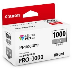 CARTUCHO CANON PFI 1000GY GRIS 80ml LUCIA PRO-1000