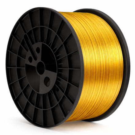 FILAMENTO ELEGOO SILK  PLA  -1.75mm-5KG -DORADO 1.75mm (BOBINA PLASTICA)