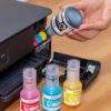 impresora multifunción brother inkbenefit tank dcp t230