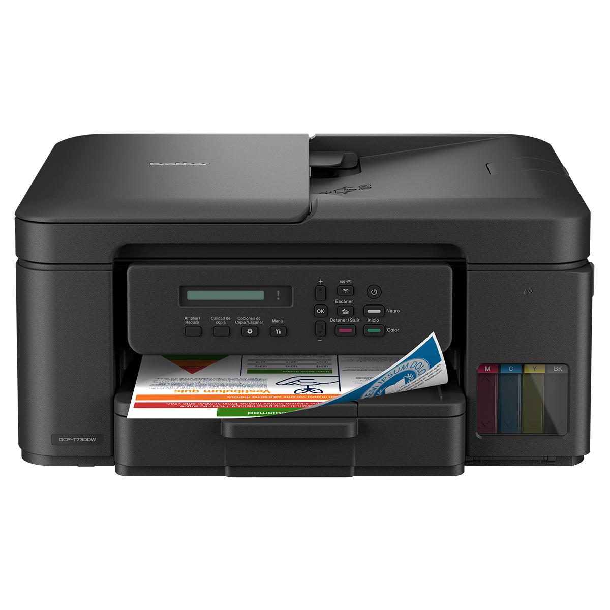 Impresora Multifunción Brother InkBenefit Tank DCP-T730DW con Wi-Fi Impresora Multifunción Brother InkBenefit Tank DCP-T730DW con Wi-Fi