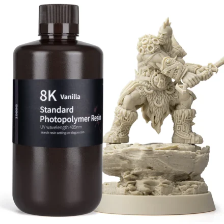 RESINA ESTANDAR 8K ELEGOO 1 KG VAINILLA