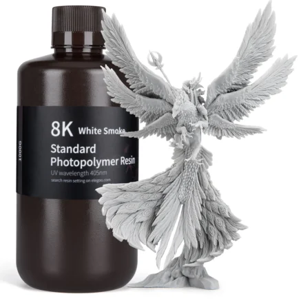 RESINA ESTANDAR 8K ELEGOO 1 KG BLANCO AHUMADO