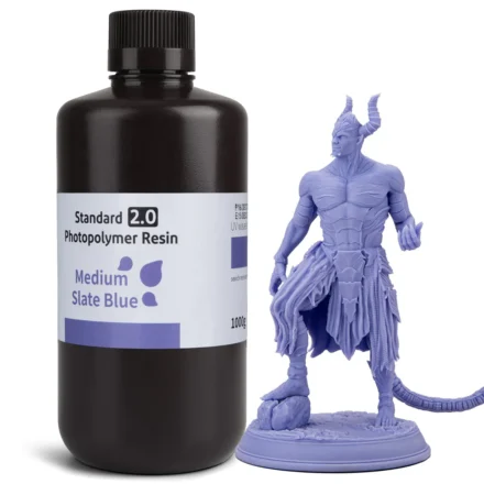RESINA ESTANDAR ELEGOO V2.0 1 KG  AZUL PIZARRA MEDIO