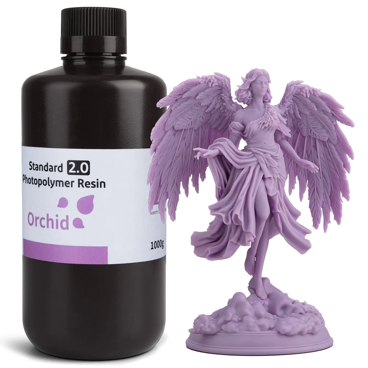 RESINA ESTANDAR ELEGOO V2.0 1 KG ORQUIDEA RESINA ESTANDAR ELEGOO V2.0 1 KG ORQUIDEA