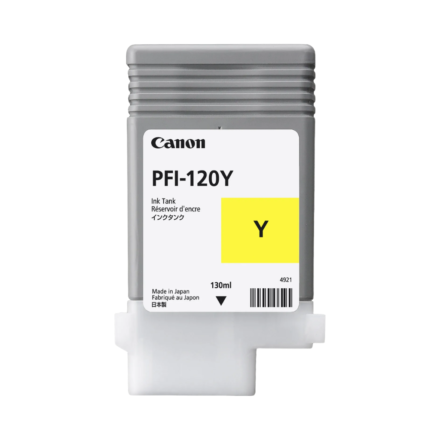 CARTUCHO CANON PFI 120Y YELLOW  130ml IMAGEPROGRAF TM200 TM300 TM305