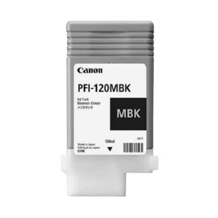 CARTUCHO CANON PFI 120MBK NEGRO MATE 130ml IMAGEPROGRAF TM200 TM300 TM305