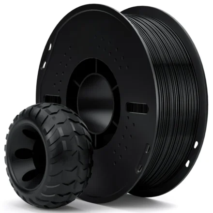FILAMENTO ELEGOO TPU 95A  -1.75mm-1KG- NEGRO – plastic tray
