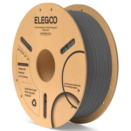 FILAMENTO ELEGOO PLA  -1.75mm-1KG-  GRIS ESPACIAL