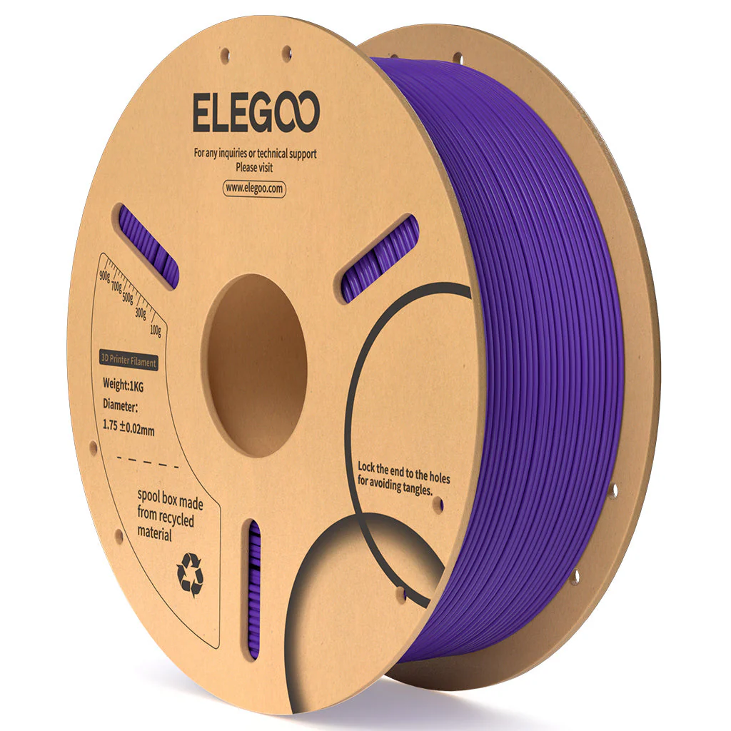 FILAMENTO ELEGOO PLA -1.75mm-1KG- PURPURA FILAMENTO ELEGOO PLA -1.75mm-1KG- PURPURA