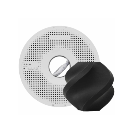 Filamento Bambulab PLA Lite-Negro – Con bobina reutilizable