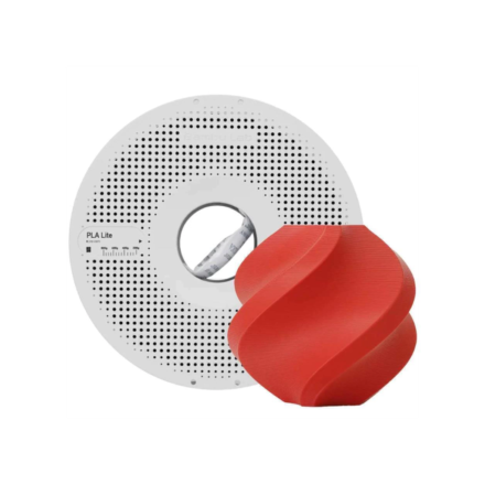 Filamento Bambulab PLA Lite Rojo con bobina reutilizable