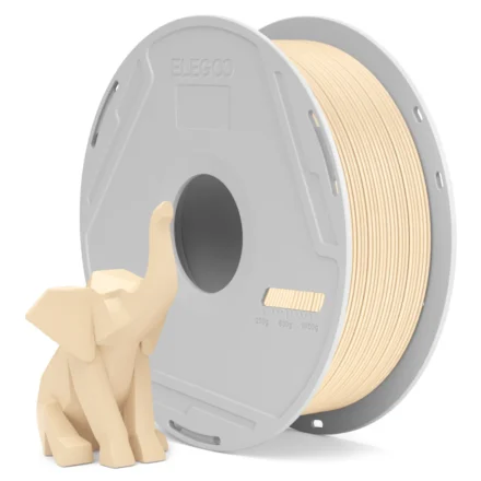 FILAMENTO ELEGOO PLA  -1.75mm-1KG – BEIGE (BOBINA PLASTICA)