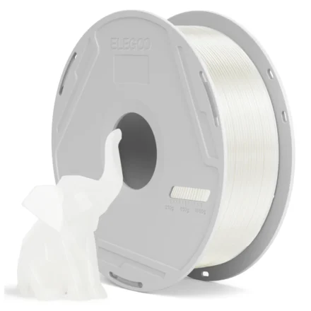 FILAMENTO ELEGOO PLA  -1.75mm-1KG-  TRASLUCIDO  (BOBINA PLASTICA)
