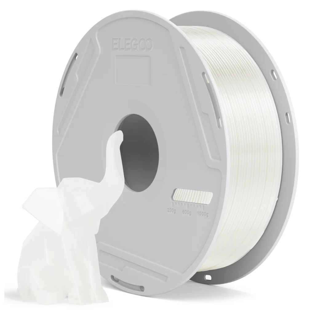 FILAMENTO ELEGOO PLA -1.75mm-1KG- TRASLUCIDO (BOBINA PLASTICA) FILAMENTO ELEGOO PLA -1.75mm-1KG- TRASLUCIDO (BOBINA PLASTICA)