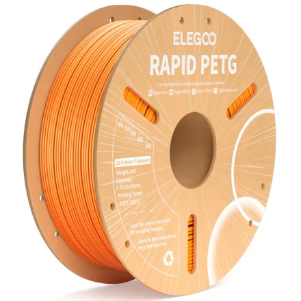 FILAMENTO ELEGOO PETG RAPIDA  -1.75mm-1KG- NARANJA