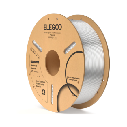 FILAMENTO ELEGOO PLA  -1.75mm-1KG-  Traslúcido