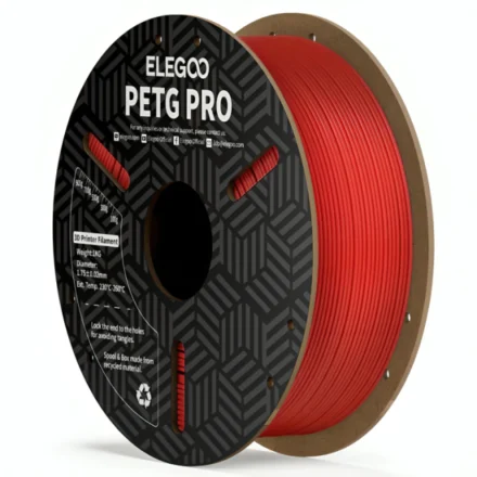 FILAMENTO ELEGOO PETG PRO  -1.75mm-1KG-  ROJO BORGONA
