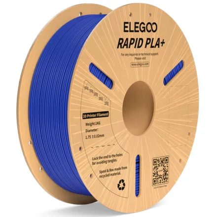 FILAMENTO ELEGOO RAPIDO PLA+ -1.75mm-1KG-AZUL 600 mm/s FILAMENTO ELEGOO RAPIDO PLA+ -1.75mm-1KG-AZUL 600 mm/s