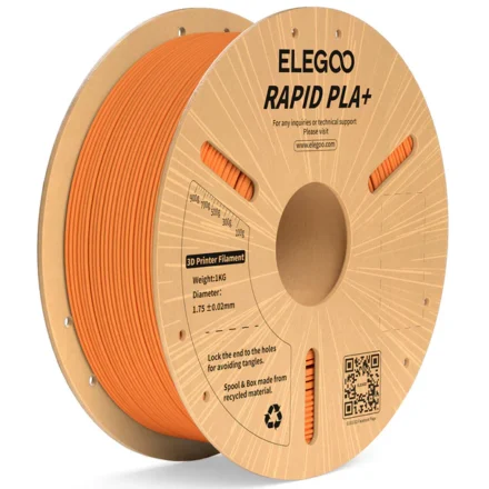 FILAMENTO ELEGOO RAPIDO PLA+ -1.75mm-1KG- NARANJA 600 mm/s FILAMENTO ELEGOO RAPIDO PLA+ -1.75mm-1KG- NARANJA 600 mm/s