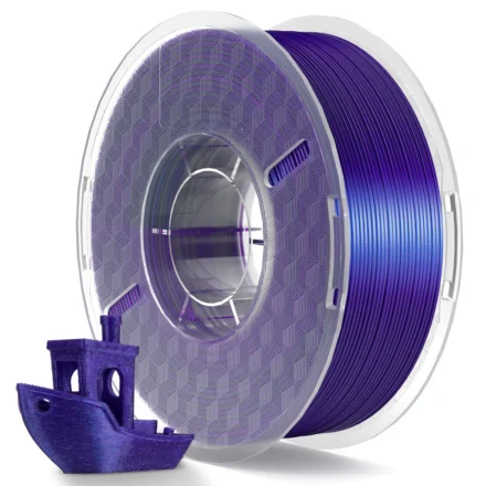 FILAMENTO ELEGOO SILK PLA  -1.75mm-1KG- PURPURA GALACTICO