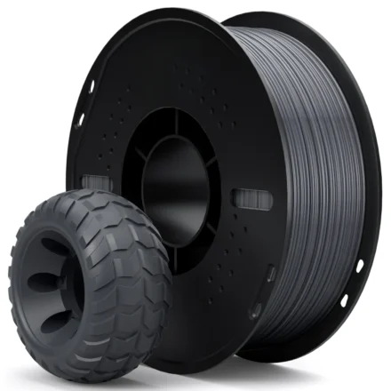 FILAMENTO ELEGOO TPU 95A 1KG Gris 1.75mm (BOBINA PLASTICA) FILAMENTO ELEGOO TPU 95A 1KG Gris 1.75mm (BOBINA PLASTICA)