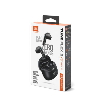 Auriculares Bluetooth | JBL | Tune Flex 2 | TWS ANC Adaptativo IP54 Negro
