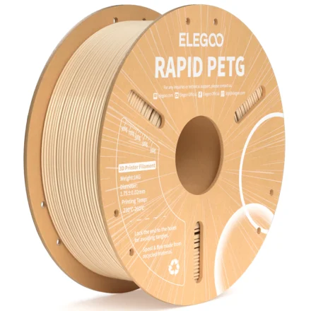 FILAMENTO ELEGOO PETG RAPIDA  -1.75mm-1KG – BEIGE