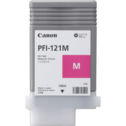 CARTUCHO CANON PFI-121M MAGENTA 130ml IMAGEPROGRAF TM-250 TM-350 TM-355