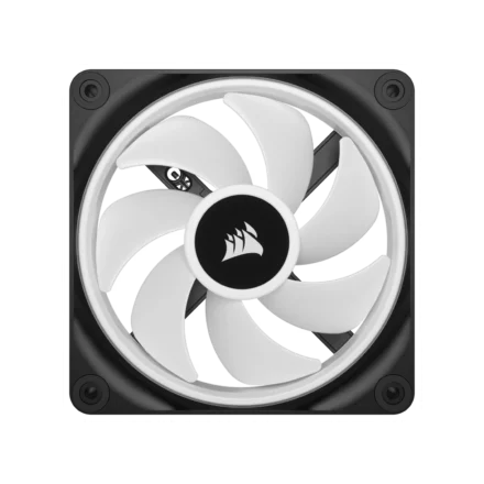 Kit de ventiladores CORSAIR PWM de 120 mm QX120 RGB x3 negro con iCUE Link