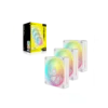 Kit de ventiladores para gabinete | CORSAIR | CO-9051030-WW | 3x120 mm PWM RGB blanco