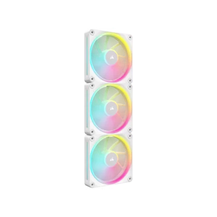 Kit de ventiladores para gabinete | CORSAIR | CO-9051030-WW | 3×120 mm PWM RGB blanco