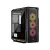 Gabinete | CORSAIR | 5000T LX RGB Black | Mid-Tower con vidrio templado