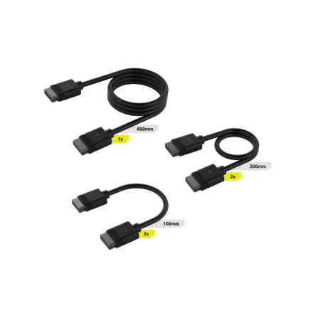 Kit de Cables | CORSAIR | iCUE LINK Cable Kit | Straight Negro