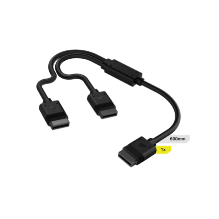 Cable para iCUE LINK | CORSAIR | CL-9011124-WW | Y-Cable 600 mm negro