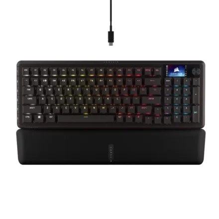 Teclado gamer CORSAIR VANGUARD 96 Mecánico inalámbrico Backlit RGB LED MLX Plasma Negro Teclado gamer CORSAIR VANGUARD 96 Mecánico inalámbrico Backlit RGB LED MLX Plasma Negro