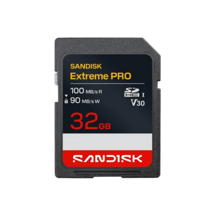 Tarjeta de Memoria SanDisk Extreme PRO SDHC 32GB UHS-I U3 V30 100MB/s