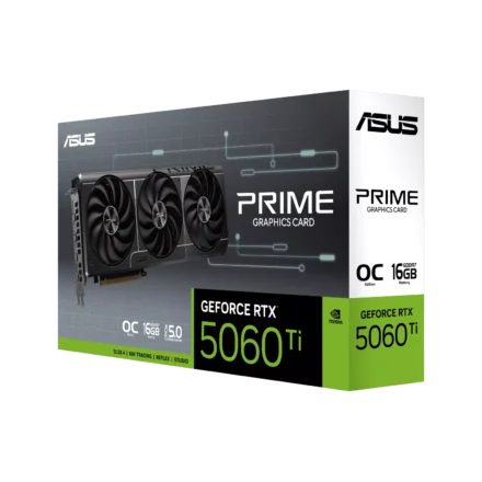 Placa de video | ASUS | PRIME-RTX5060TI-O16G | RTX 5060 Ti 16GB GDDR7 Placa de video | ASUS | PRIME-RTX5060TI-O16G | RTX 5060 Ti 16GB GDDR7