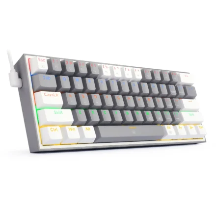 Teclado Inalámbrico Fizz Pro K616 Gris/Blanco