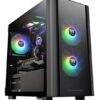 GABINETE THERMALTAKE V150 TG BLACK TEMPERED GLASS