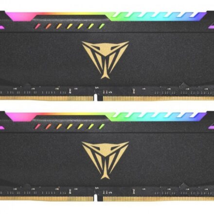 MEMORIA PATRIOT V4S VIPER STEEL SERIES 16GB DDR4 3200 RGB BLACK(2×8) PE000791