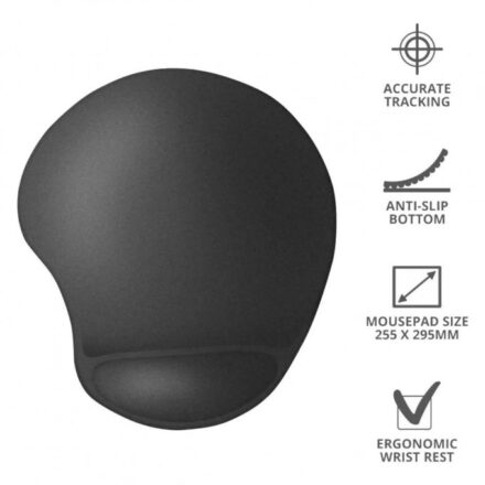 MOUSE PAD TRUST BIGFOOT BLACK