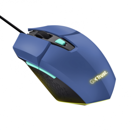 Mouse Gamer | Trust Felox GXT 109B Blue | 6400 DPI USB y 6 botones