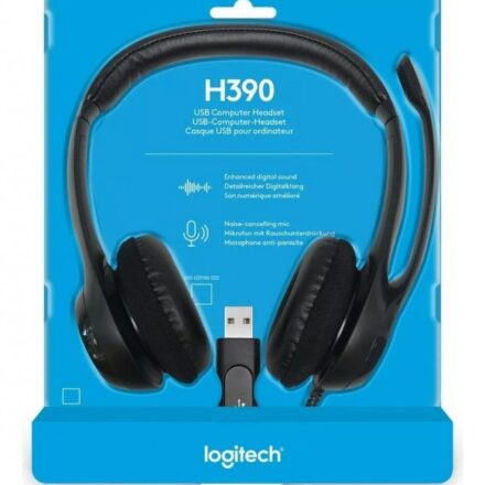AURICULAR LOGITECH H390 HEADSET BLACK