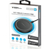 ACCESORIOS ARGOMTECH CARGADOR INALAMBRICO RAPIDO 10W CON CERTIFICACION QI