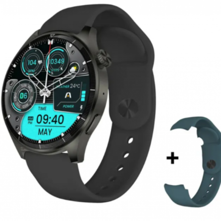 SMARTWATCH ARGOMTECH C61 BLACK ALUMINIUM 2 STRAPS INCLUIDED BLACK Y GREEN 1.45 DISPLAY SMARTWATCH ARGOMTECH C61 BLACK ALUMINIUM 2 STRAPS INCLUIDED BLACK Y GREEN 1.45 DISPLAY