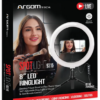 LAMPARA ARO DE LUZ LED C/ PIE RETRACTIL 10PUL ARGOMTECH
