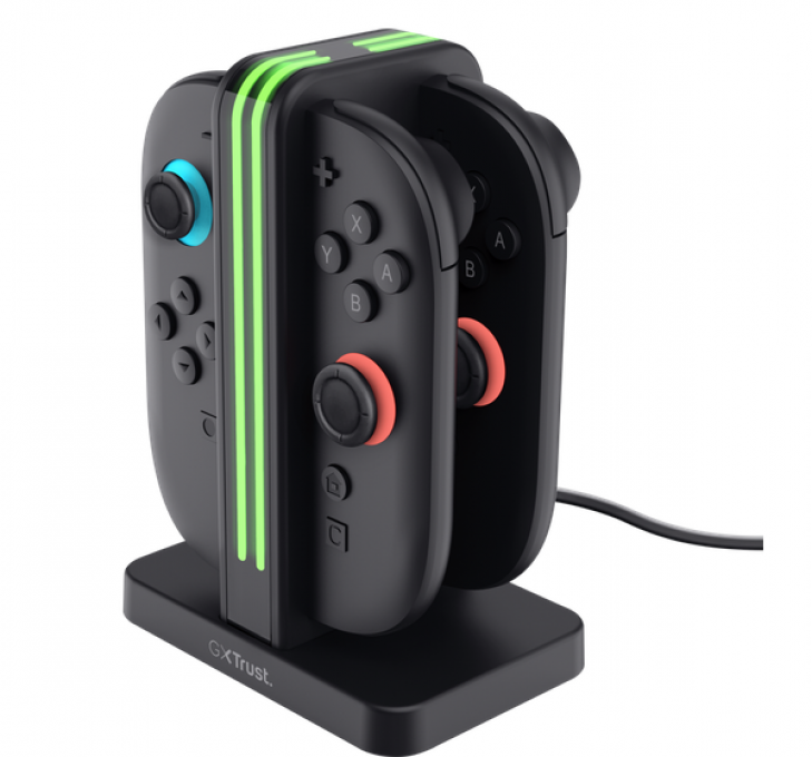 TRUST GXT1256 BASE DE CARGA PARA NINTENDO SWITCH 2 - 2 TRUST GXT1256 BASE DE CARGA PARA NINTENDO SWITCH 2