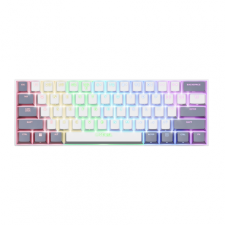 TRUST GXT873 TECLADO ACIRA TRI WIRELESS ES MECANICO WHITE
