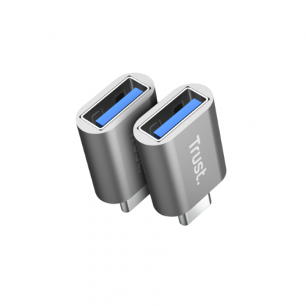ACCESORIOS TRUST CALYX CABLE ADAPTADOR USB-C A USB-A 2 PACK