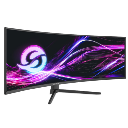 MONITOR SOLARMAX 49 FRAMELESS DQHD 144 HDMI+DP RGB BLACK